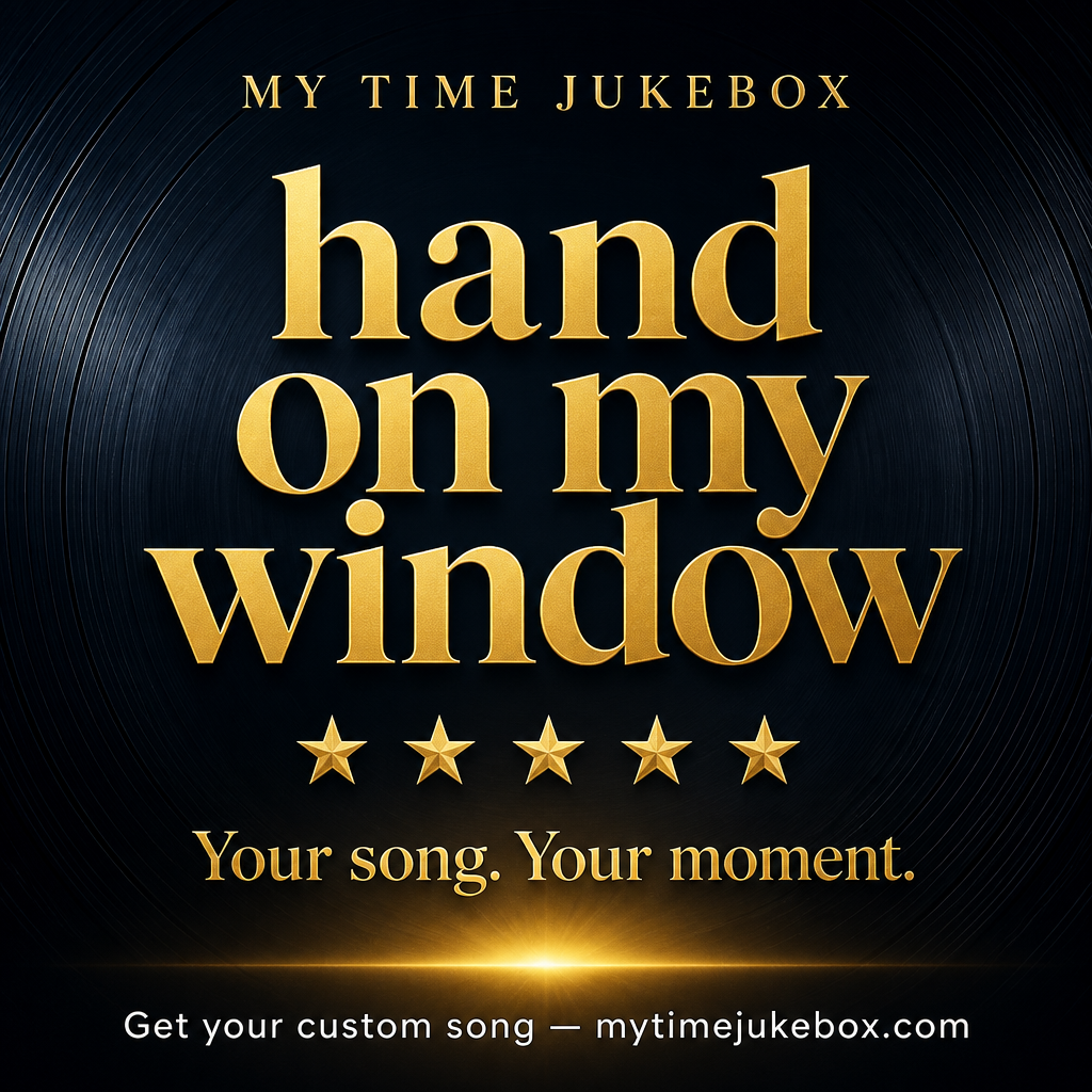 hand on my window — share card