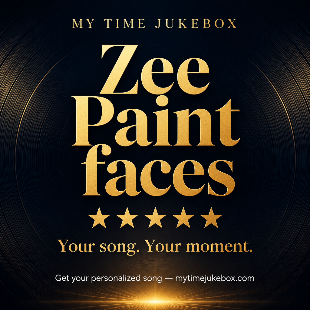 Zee Paint faces — personalized brand song