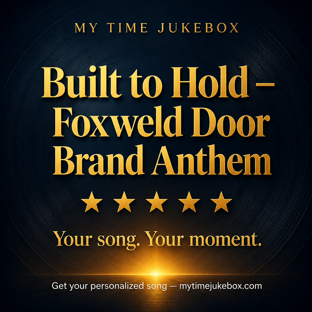 Built to Hold — Foxweld Door Brand Anthem — personalized brand song