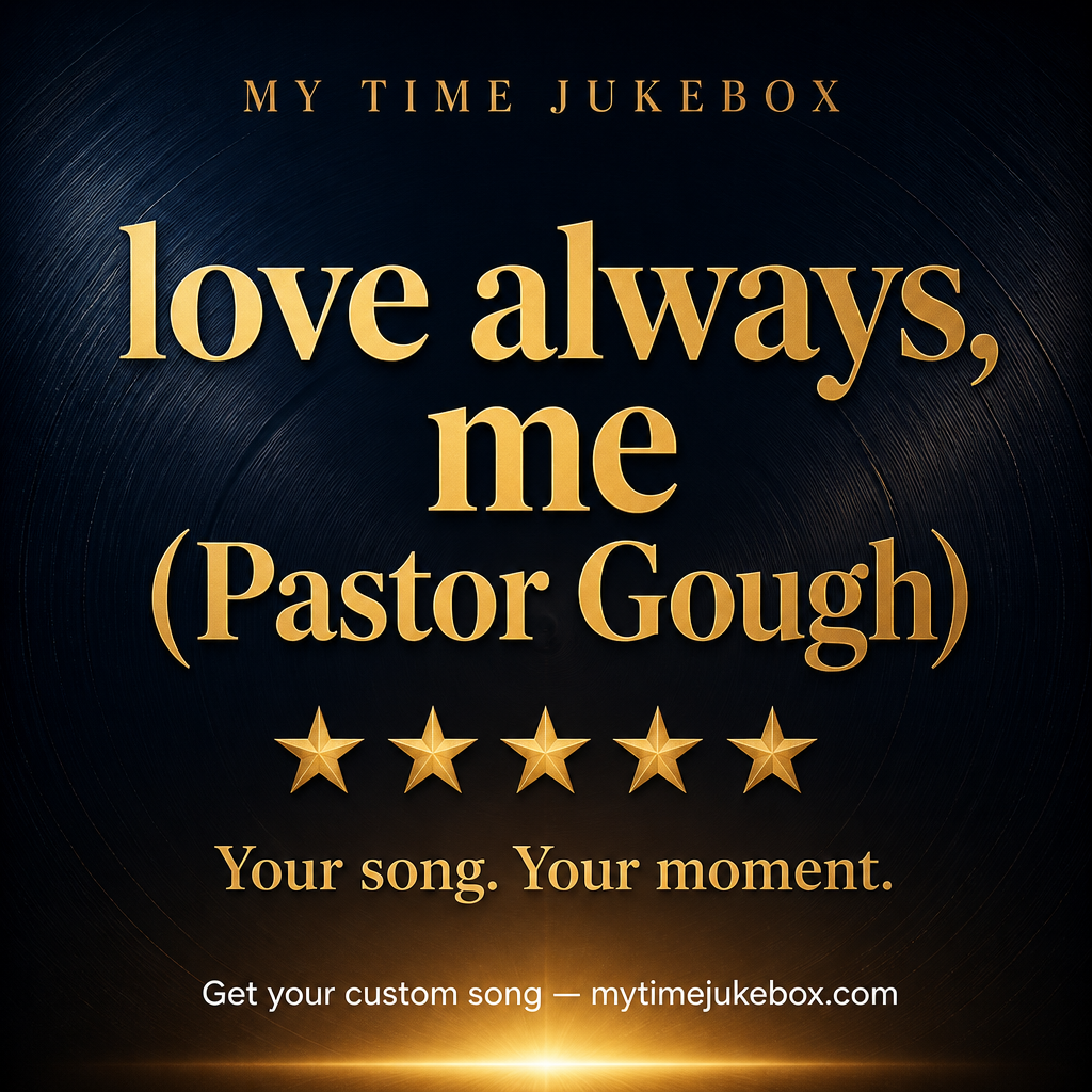 love always, me (Pastor Gough) — custom anniversary song